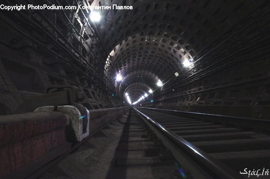 Tunnel, Subway, Train, Train Station, Vehicle