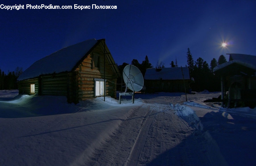 Antenna, Building, Hut, Shelter, Cabin, Rural, Shack