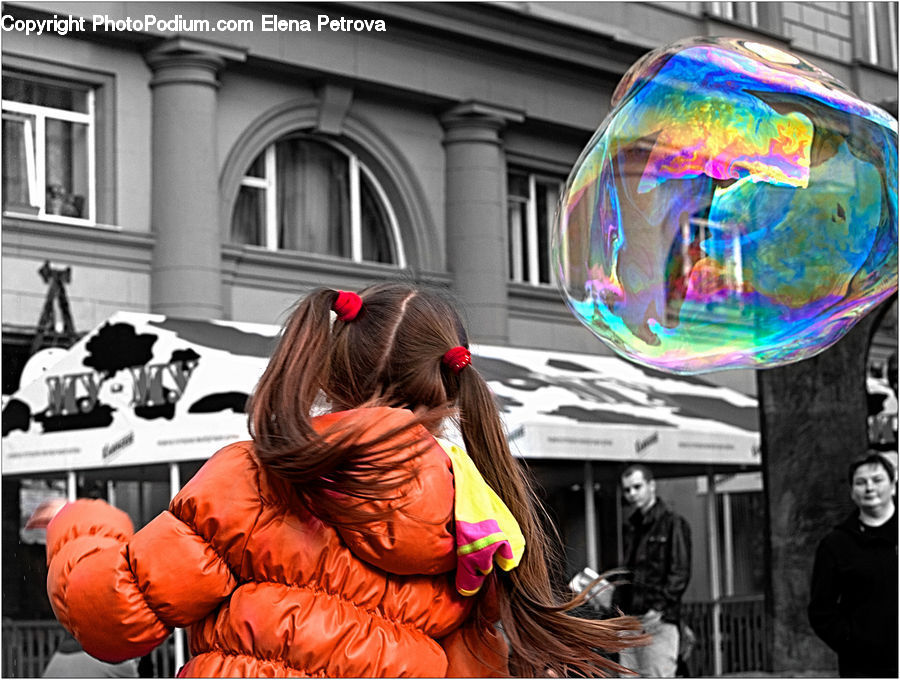 Bubble, People, Person, Human, Collage, Poster