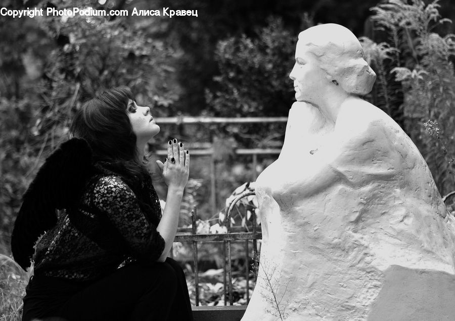 People, Person, Human, Art, Sculpture, Statue, Bride