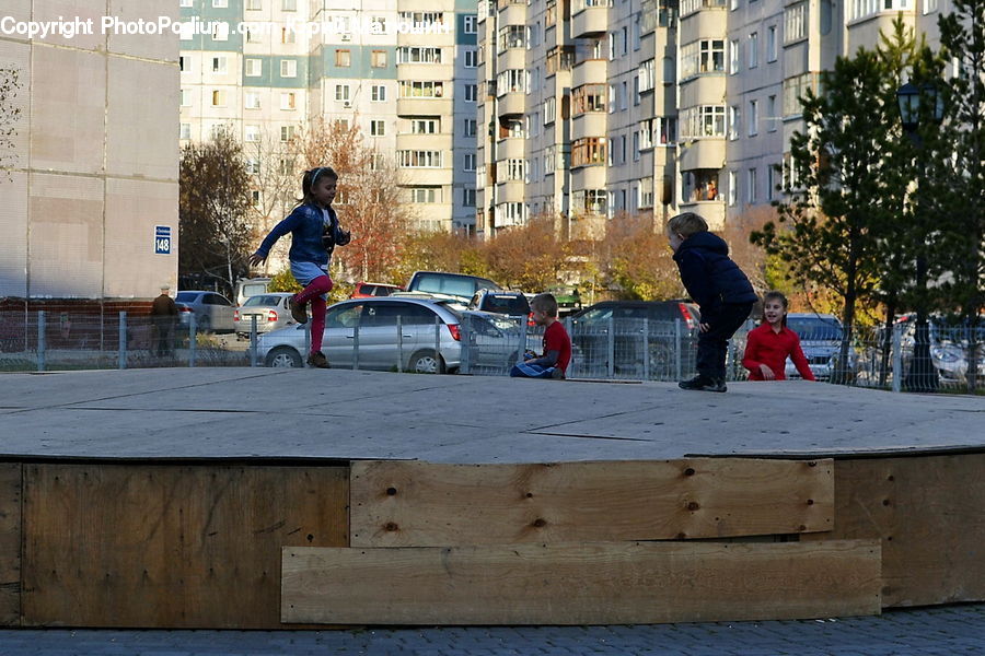 People, Person, Human, Plant, Potted Plant, Bench, Child