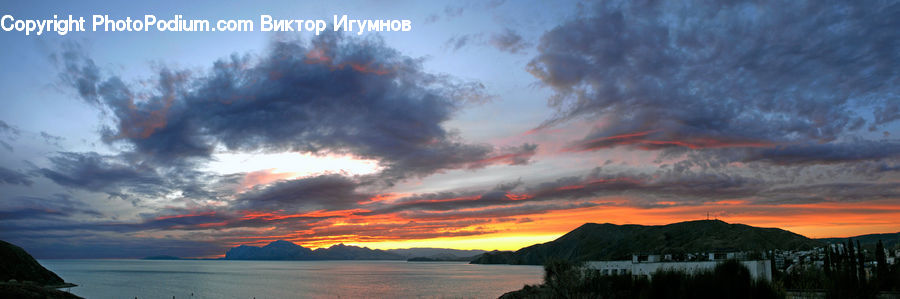 Dawn, Dusk, Red Sky, Sky, Sunrise, Sunset, Outdoors