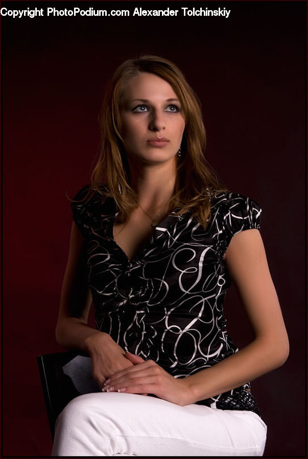 Human, People, Person, Blonde, Female, Woman, Cushion