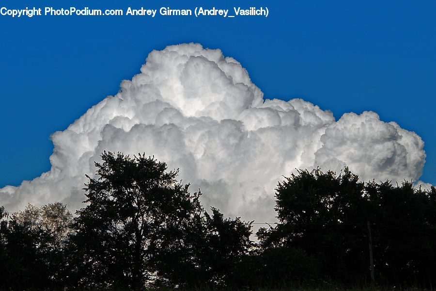 Cloud, Cumulus, Sky, Azure Sky, Outdoors, Crest, Mountain