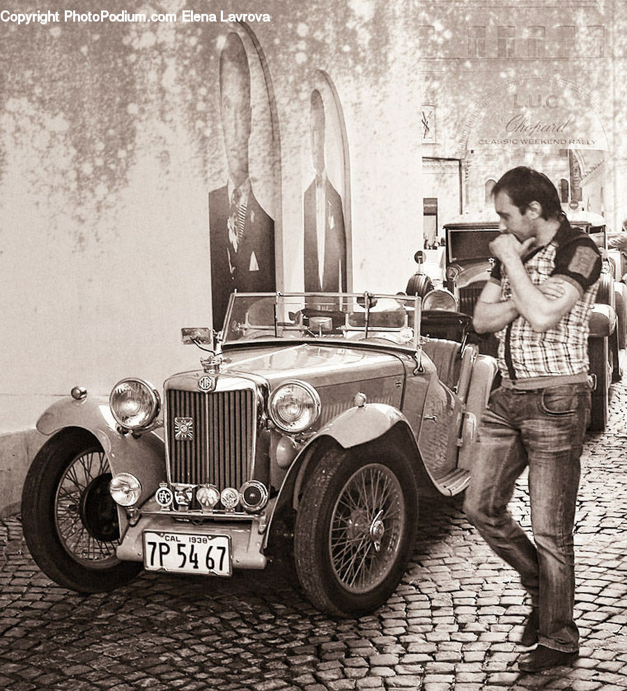 Human, People, Person, Automobile, Car, Convertible, Hot Rod