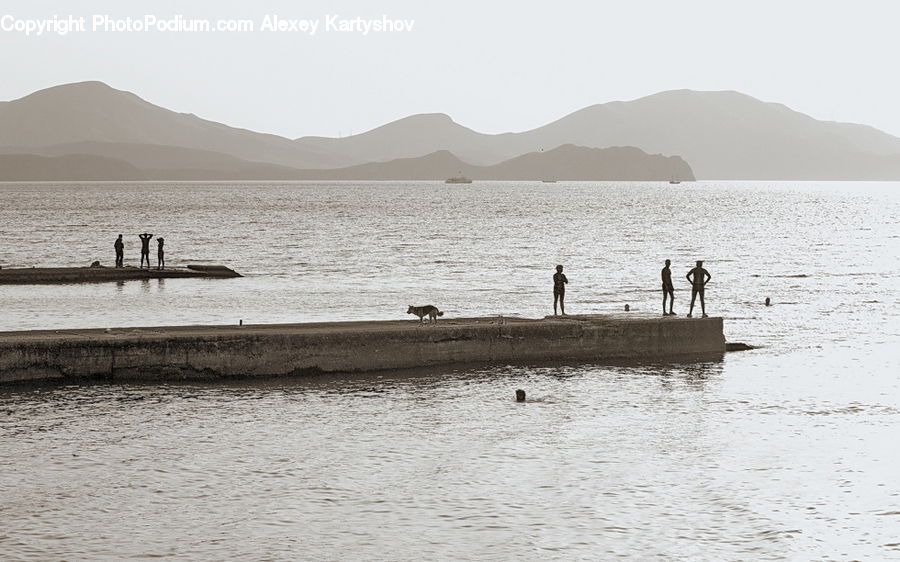 Submarine, Dock, Landing, Pier, Outdoors, Sea, Water