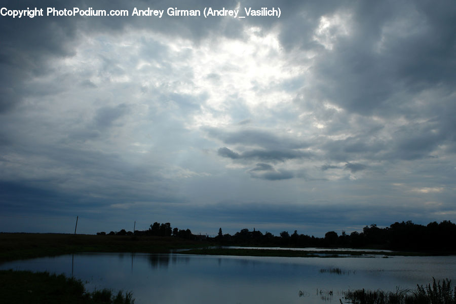 Azure Sky, Cloud, Outdoors, Sky, Cumulus, Landscape, Nature