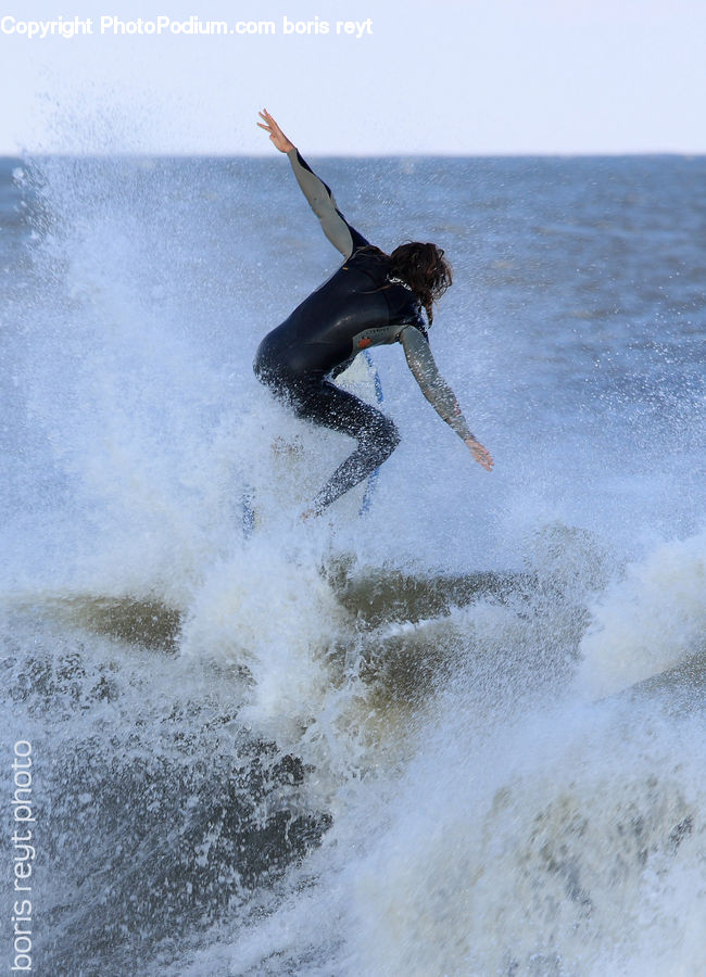 Outdoors, Sea, Sea Waves, Sport, Surfing, Water, Swimming