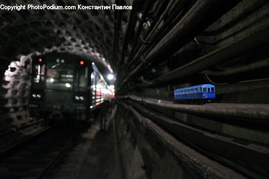 Tunnel, Subway, Train, Train Station, Vehicle, Freeway, Road