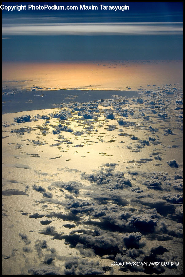 Horizon, Sky, Azure Sky, Cloud, Outdoors, Sea, Water