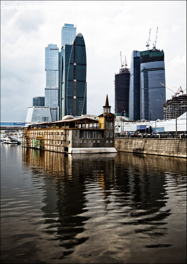 Building, City, High Rise, Downtown, Metropolis, Urban, Outdoors