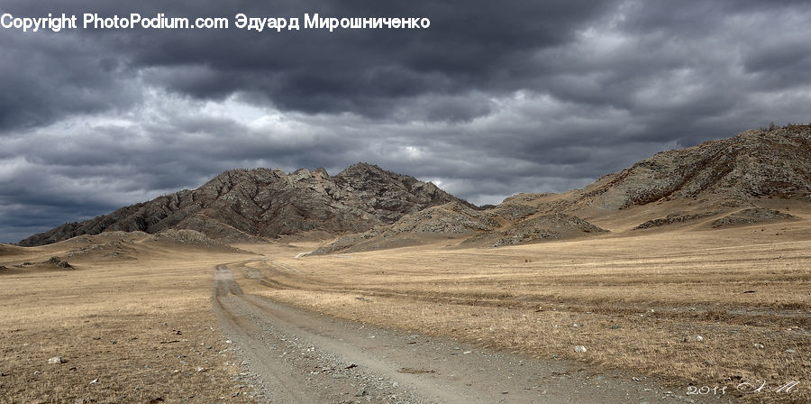 Dirt Road, Gravel, Road, Landscape, Nature, Scenery