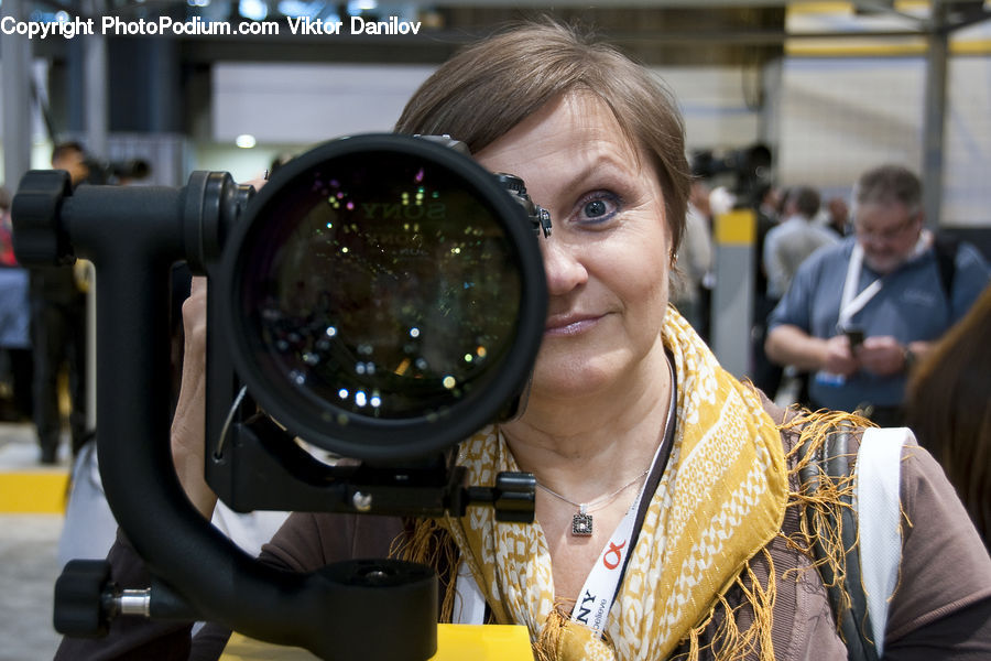 People, Person, Human, Magnifying, Goggles, Crowd, Apparel