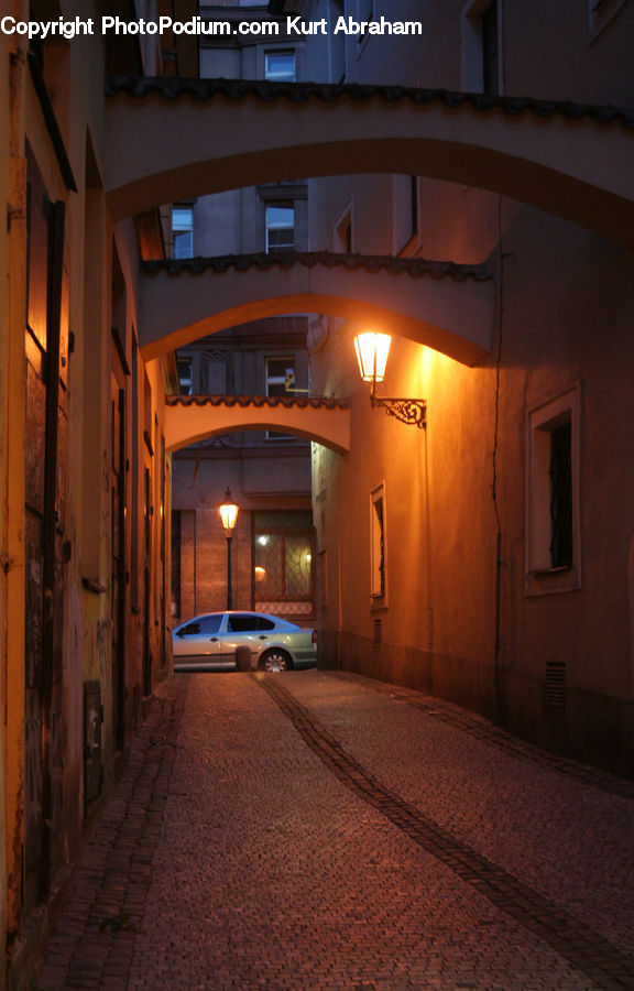 Alley, Alleyway, Road, Street, Town, Cobblestone, Pavement