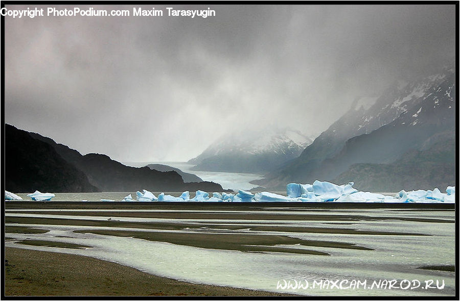 Arctic, Ice, Iceberg, Outdoors, Snow, Glacier, Mountain
