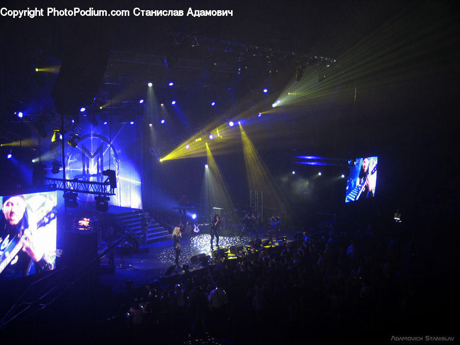 Club, Festival, Stage, Lighting, Concert, Rock Concert