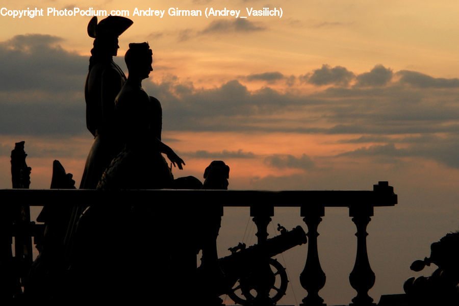 People, Person, Human, Silhouette, Leisure Activities, Hat, Art