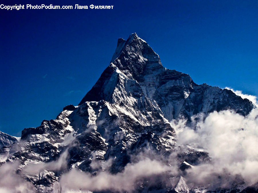 Crest, Mountain, Mountain Range, Outdoors, Peak