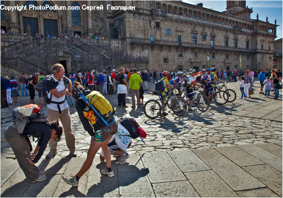 People, Person, Human, Bicycle, Bike, Cyclist, Vehicle
