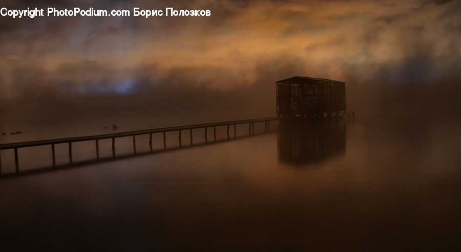 Dawn, Dusk, Sky, Sunrise, Sunset, Dock, Pier