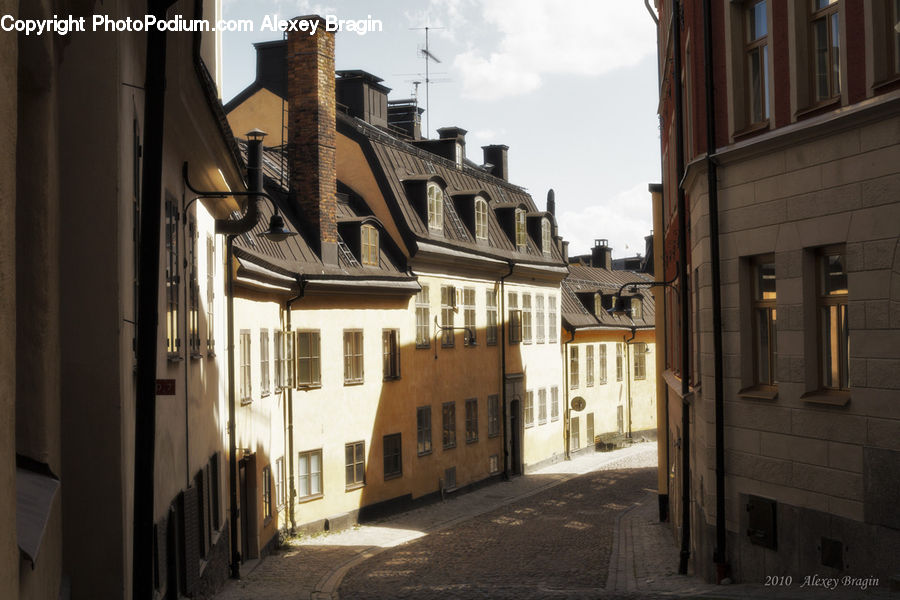 Alley, Alleyway, Road, Street, Town, Building, Downtown