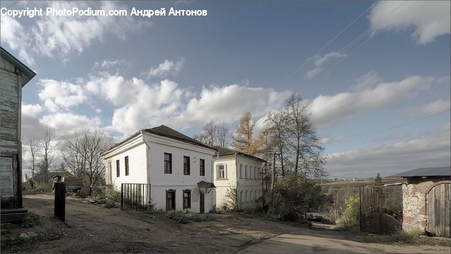 Building, Downtown, Town, Neighborhood, Cabin, Hut, Rural