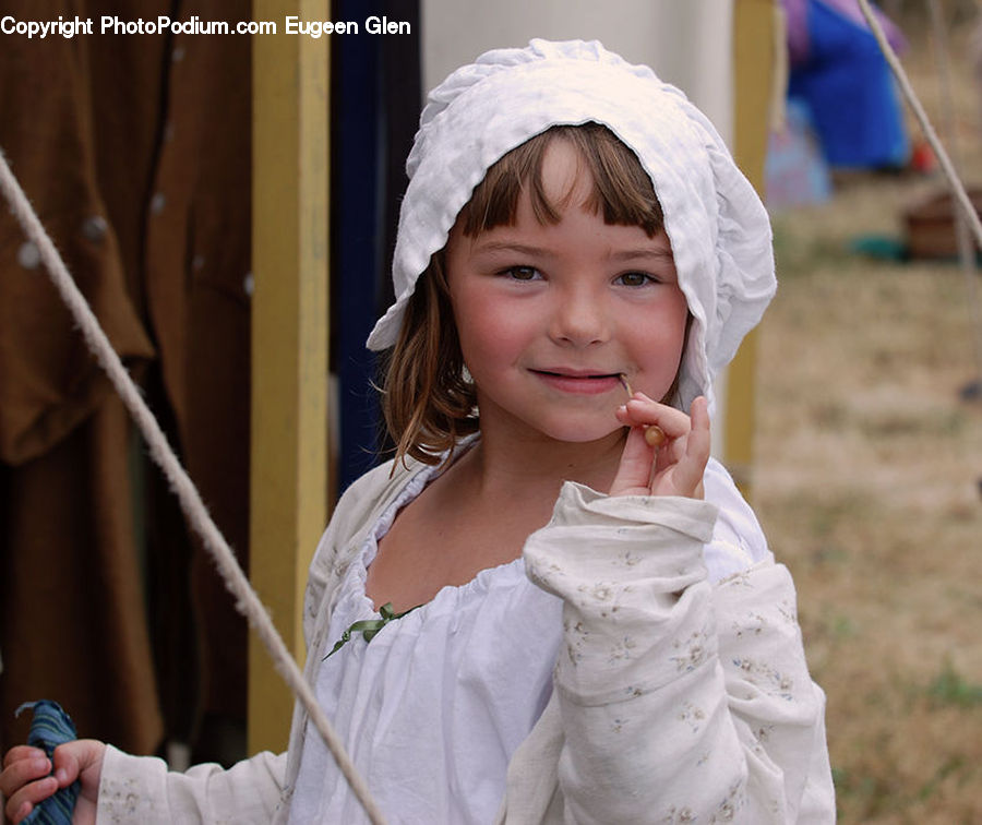People, Person, Human, Bonnet, Hat, Female, Girl