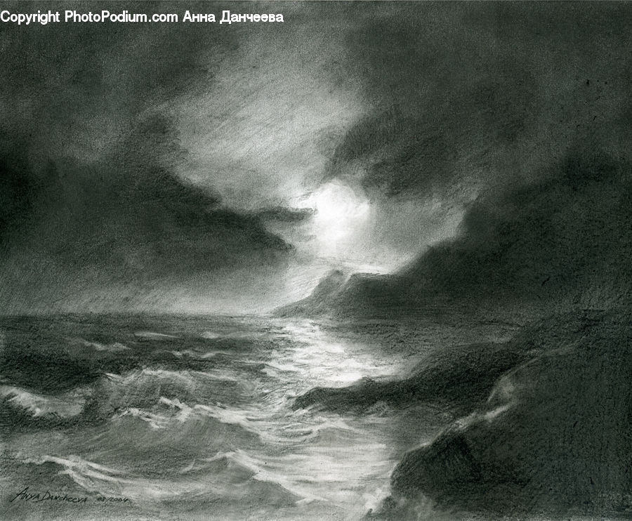 Outdoors, Storm, Weather, Sea, Sea Waves, Water, Ocean