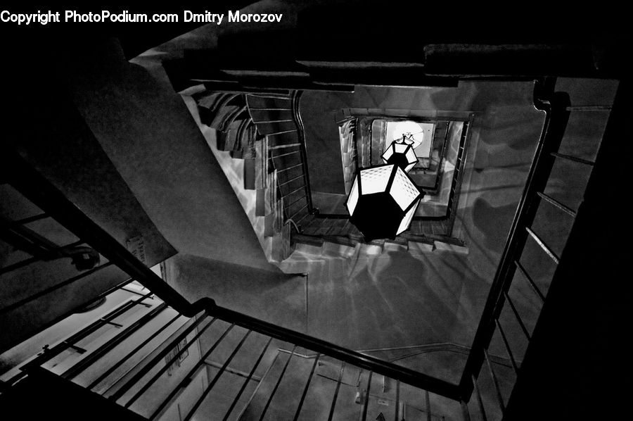 Banister, Handrail, Staircase, Lighting, Alley, Alleyway, Road