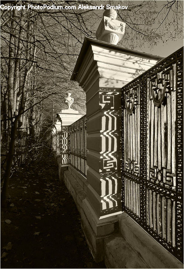 Banister, Handrail, Staircase, Alley, Alleyway, Road, Street
