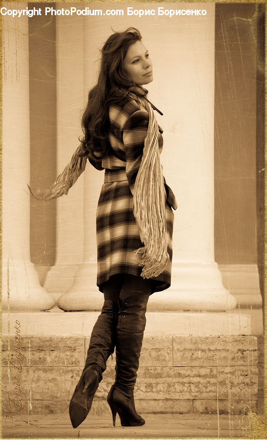 People, Person, Human, Plaid, Female, Girl, Woman