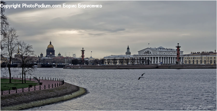 Waterfront, Architecture, Cathedral, Church, Worship, Downtown, Plaza