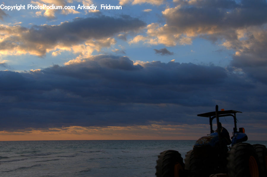 Luggage, Suitcase, Horizon, Sky, Azure Sky, Cloud, Outdoors