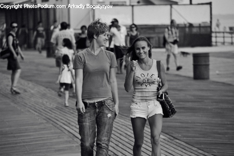 Human, People, Person, Boardwalk, Deck, Path, Sidewalk