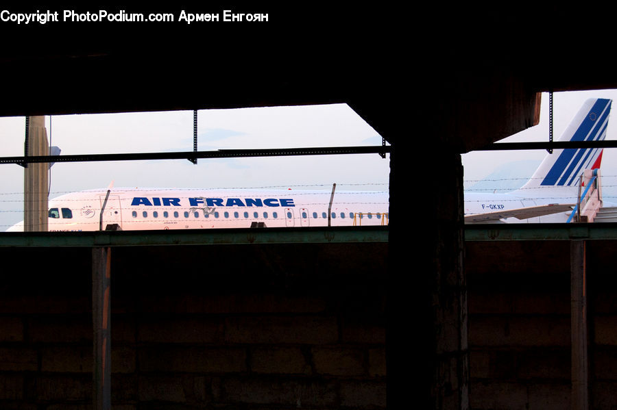Billboard, Train, Vehicle, Brick, Box, Crate, City