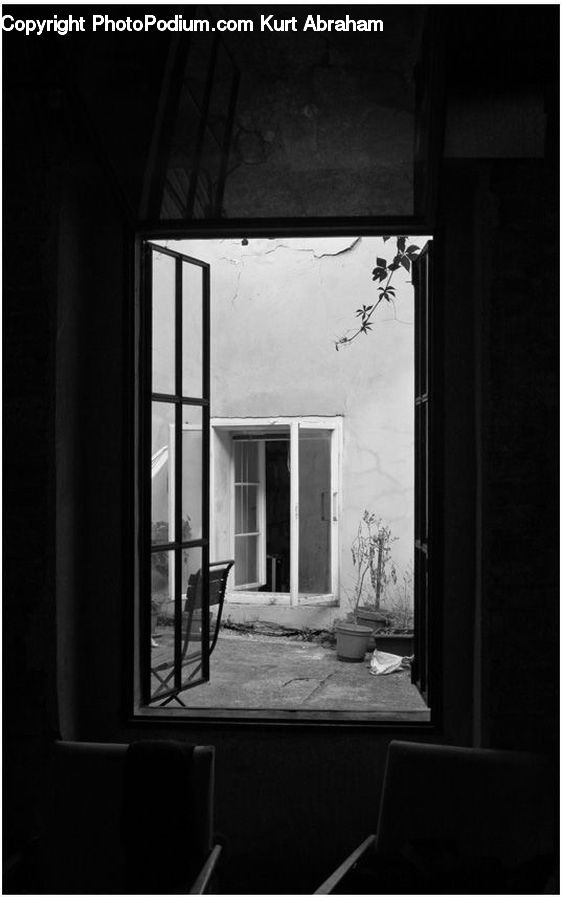 Corridor, Building, Housing, Villa, Banister, Handrail, Alley