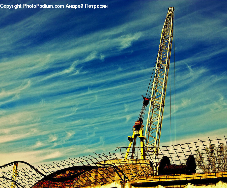 Constriction Crane, Building, Housing