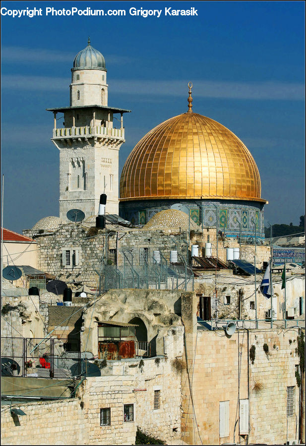 Architecture, Dome, Mosque, Worship, Arch, Castle, Fort