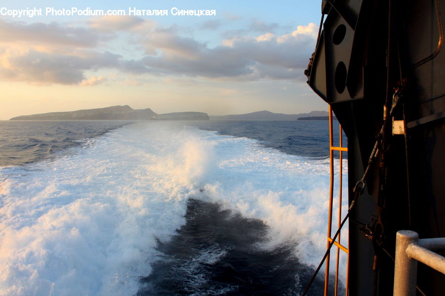 Outdoors, Sea, Water, Coast, Rust, Sea Waves, Deck