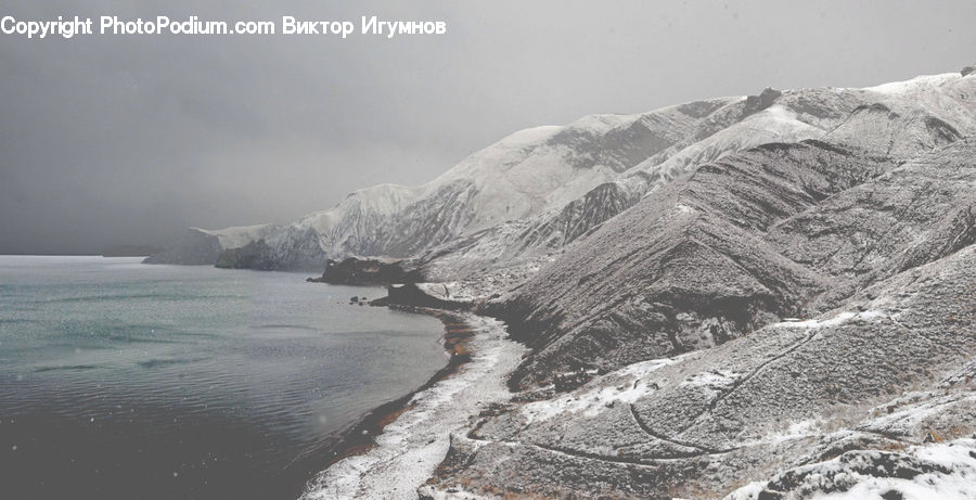 Arctic, Glacier, Ice, Mountain, Outdoors, Snow, Coast