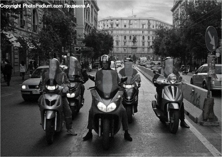 Automobile, Car, Vehicle, People, Person, Motor, Motorcycle