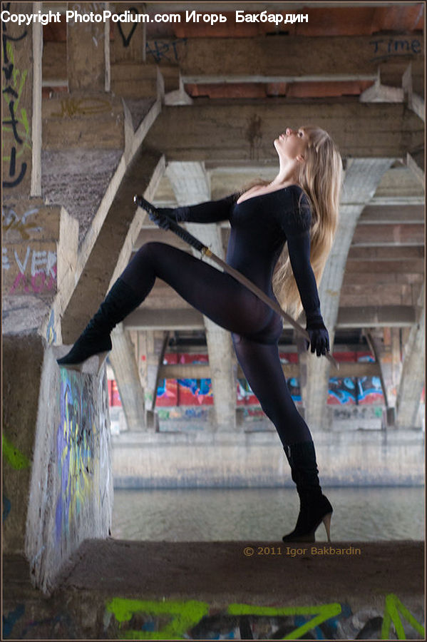 Blonde, Female, Person, Woman, Dance, Dance Pose, Pants
