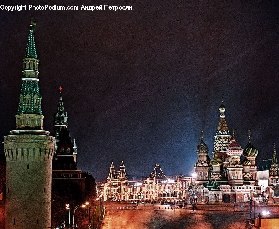 Architecture, Castle, Fort, Bell Tower, Clock Tower, Tower, City