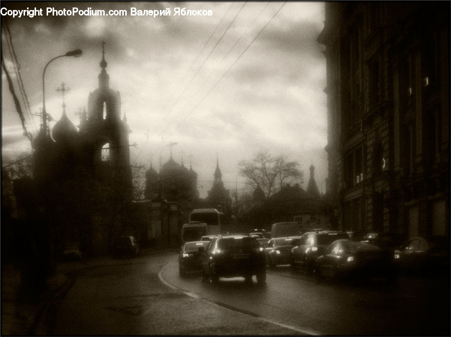 Automobile, Car, Vehicle, Parking, Parking Lot, Beacon, Building
