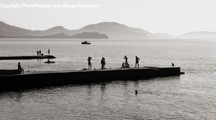 Submarine, Dock, Landing, Pier, Outdoors, Sea, Water