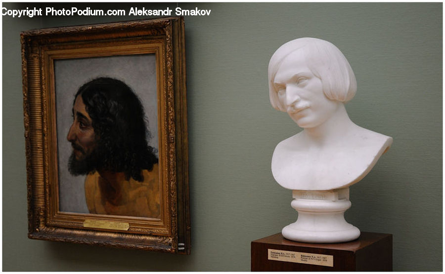 People, Person, Human, Bust, Figurine, Head, Art