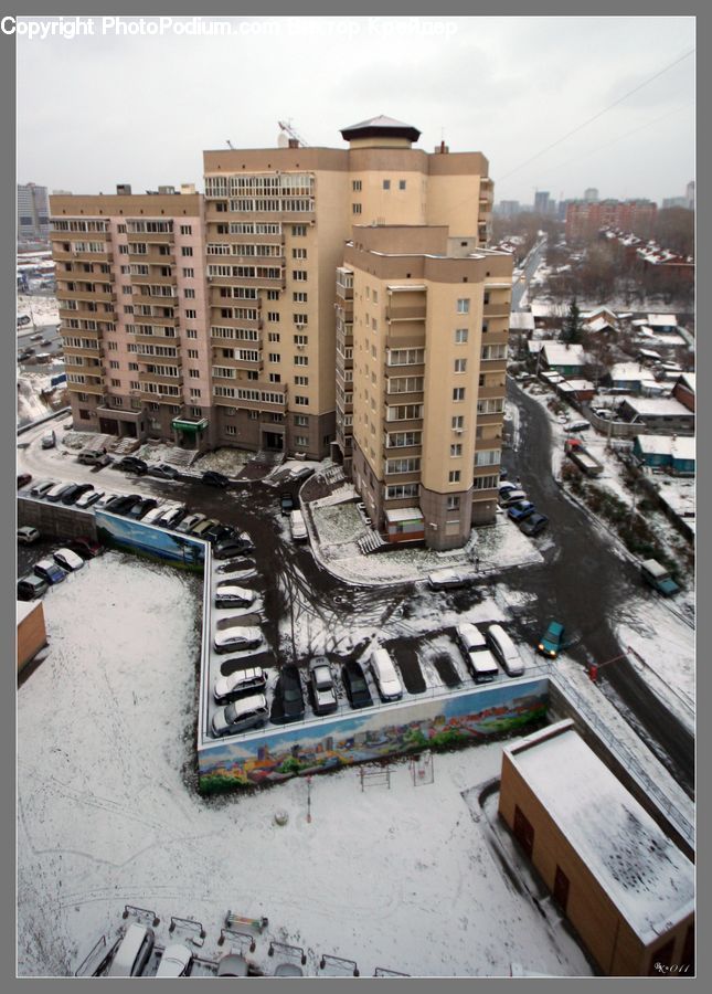 Apartment Building, Building, High Rise, Housing, City, Downtown, Office Building