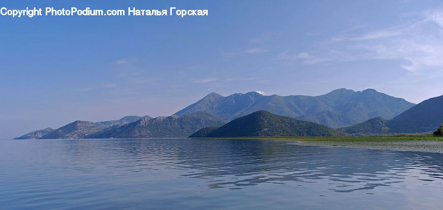 Lake, Outdoors, Water, Promontory, Landscape, Nature, Scenery
