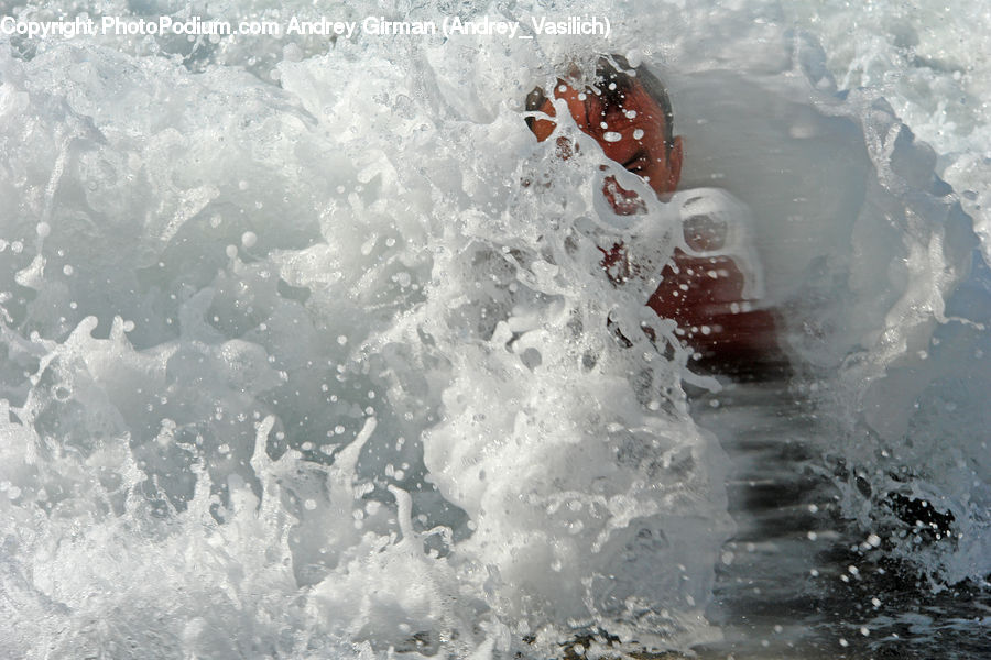 Ice, Outdoors, Snow, Sea, Sea Waves, Water, Sport