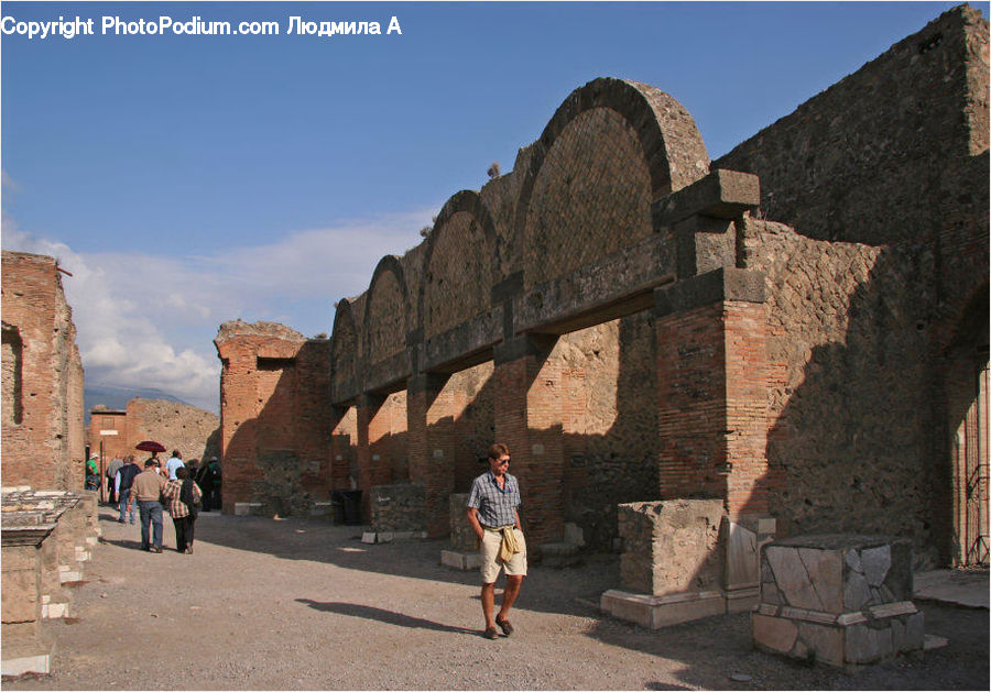 Castle, Fort, Ancient Egypt, Ruins